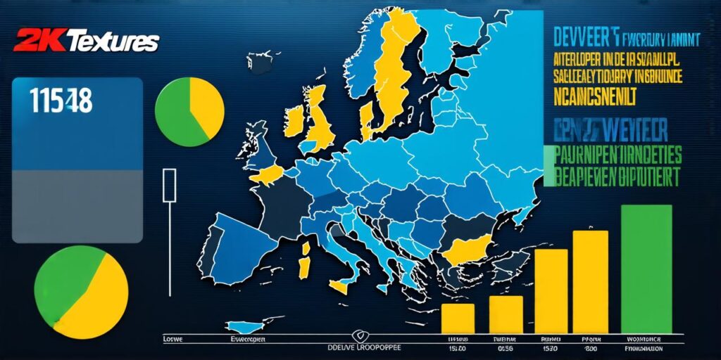 What is the maximum salary for a developer in Europe?